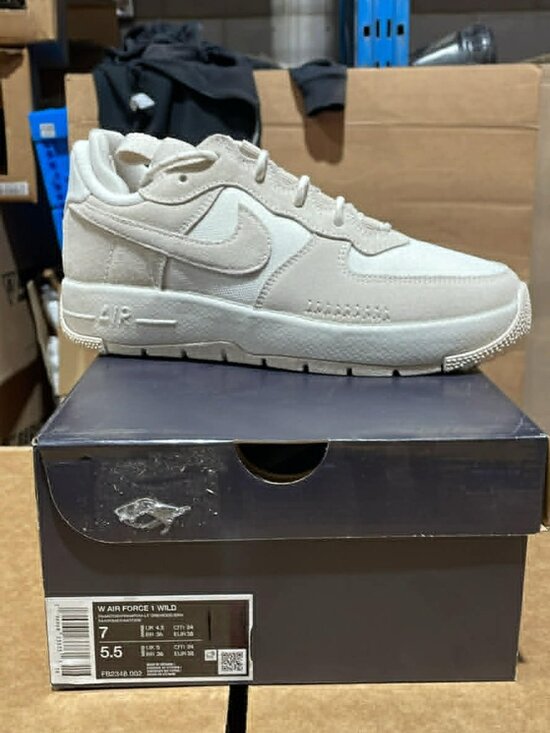 Nike Shoes - Women's Nike Air Force 1 Wild Low Phantom (FB2348 002) - Size 7W
